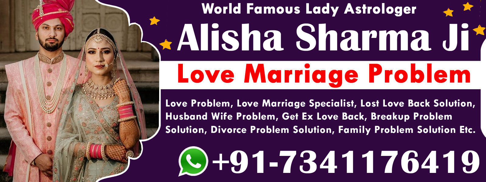 World Famous Lady Astrologer Alisha Sharma Ji +91-7341176419